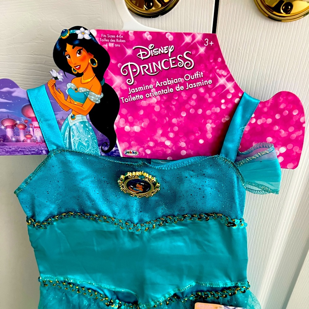 Disney princess jasmine costume 4-6 yro